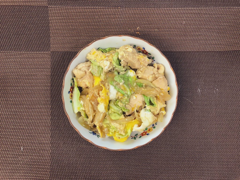 レンジで５分 春キャベツの親子丼 Shiori S Diner