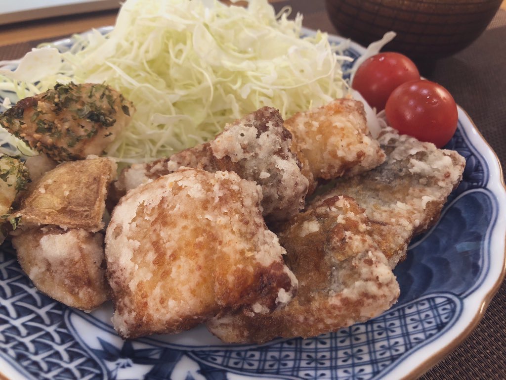 ふんわり太刀魚の竜田揚げと和風ポテトフライ Shiori S Diner