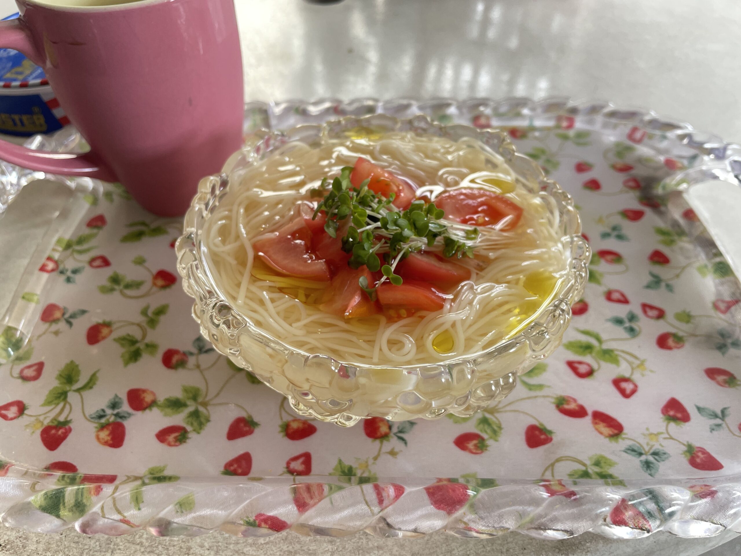 トマトそうめん＿白出汁