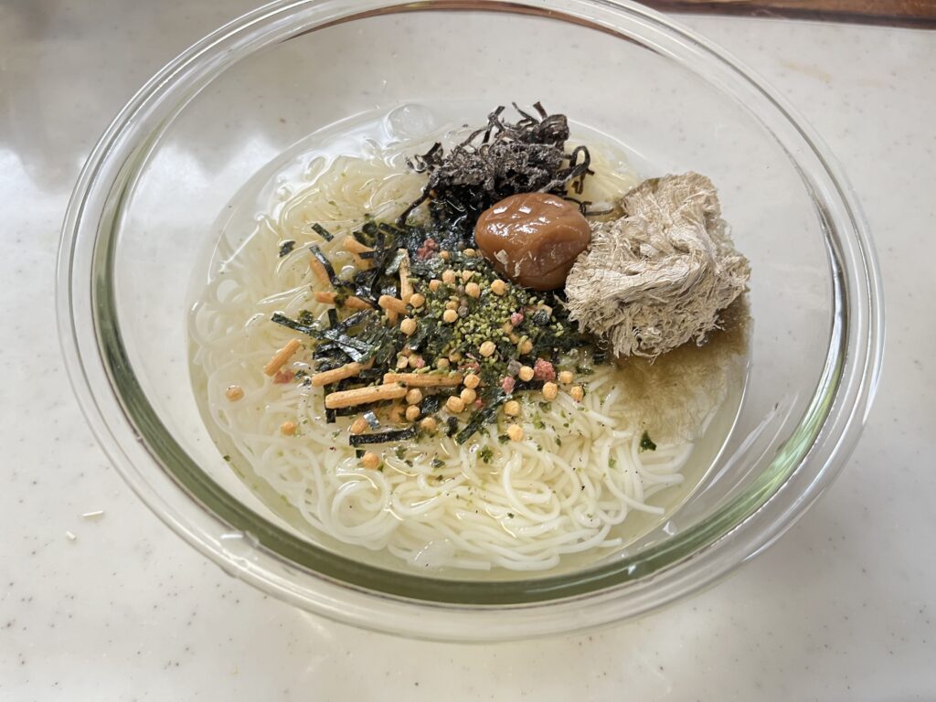 お茶漬けそうめん